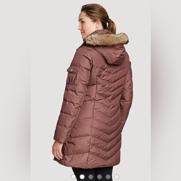 Eddie Bauer Down Parka Sun Valley XL Tall - Picture 2 of 14